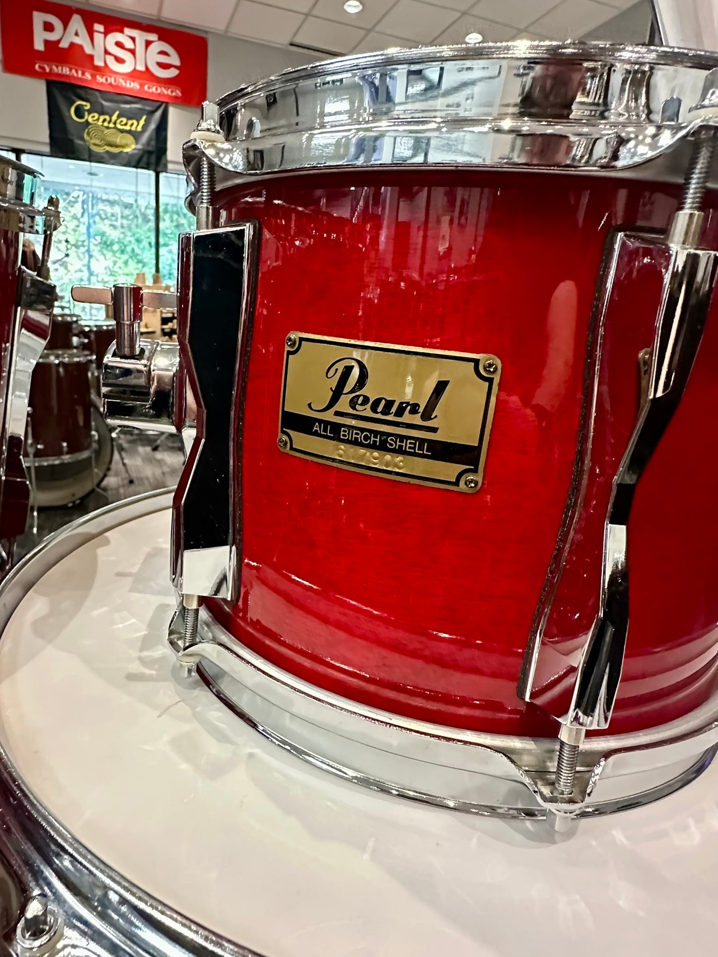 Pearl BLX 5-Piece Drum Set in Sequoia Red Lacquer