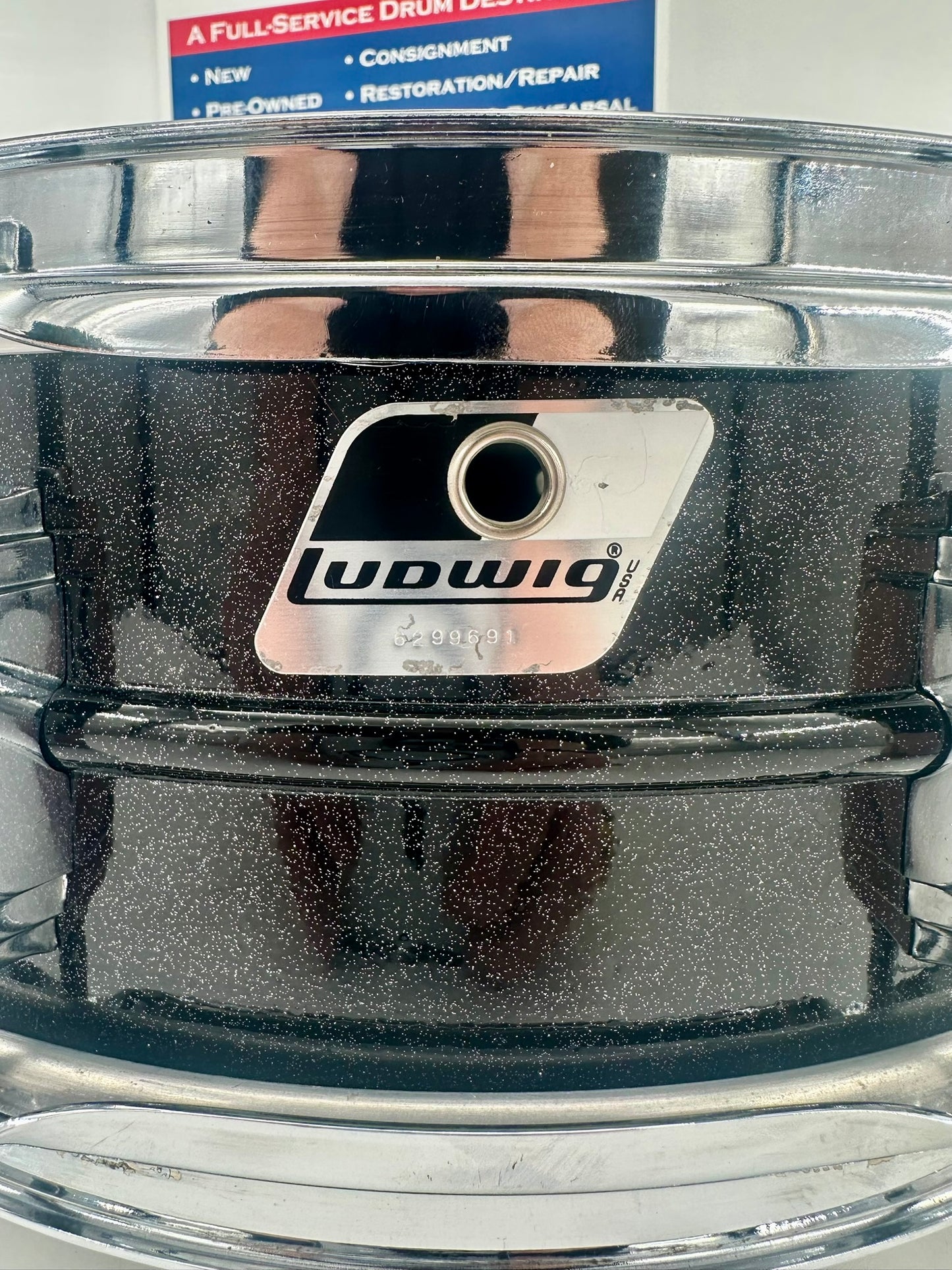 Ludwig Black Galaxy Acrolite with *Imperial* Lugs