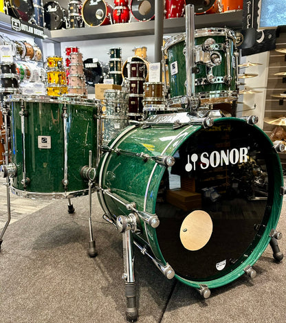 Sonor Designer Maple 4-Piece - Green Stain Birdseye Maple