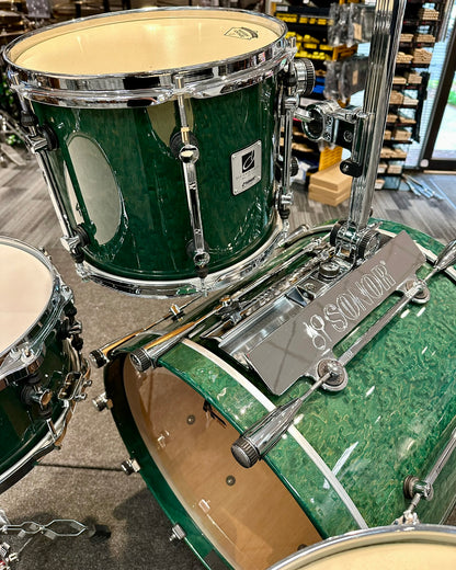 Sonor Designer Maple 4-Piece - Green Stain Birdseye Maple