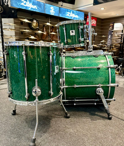 Sonor Designer Maple 4-Piece - Green Stain Birdseye Maple