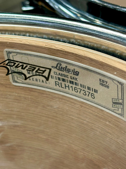 Ludwig Classic Oak 5-Piece Kit in Oyster Black Pearl - 2023