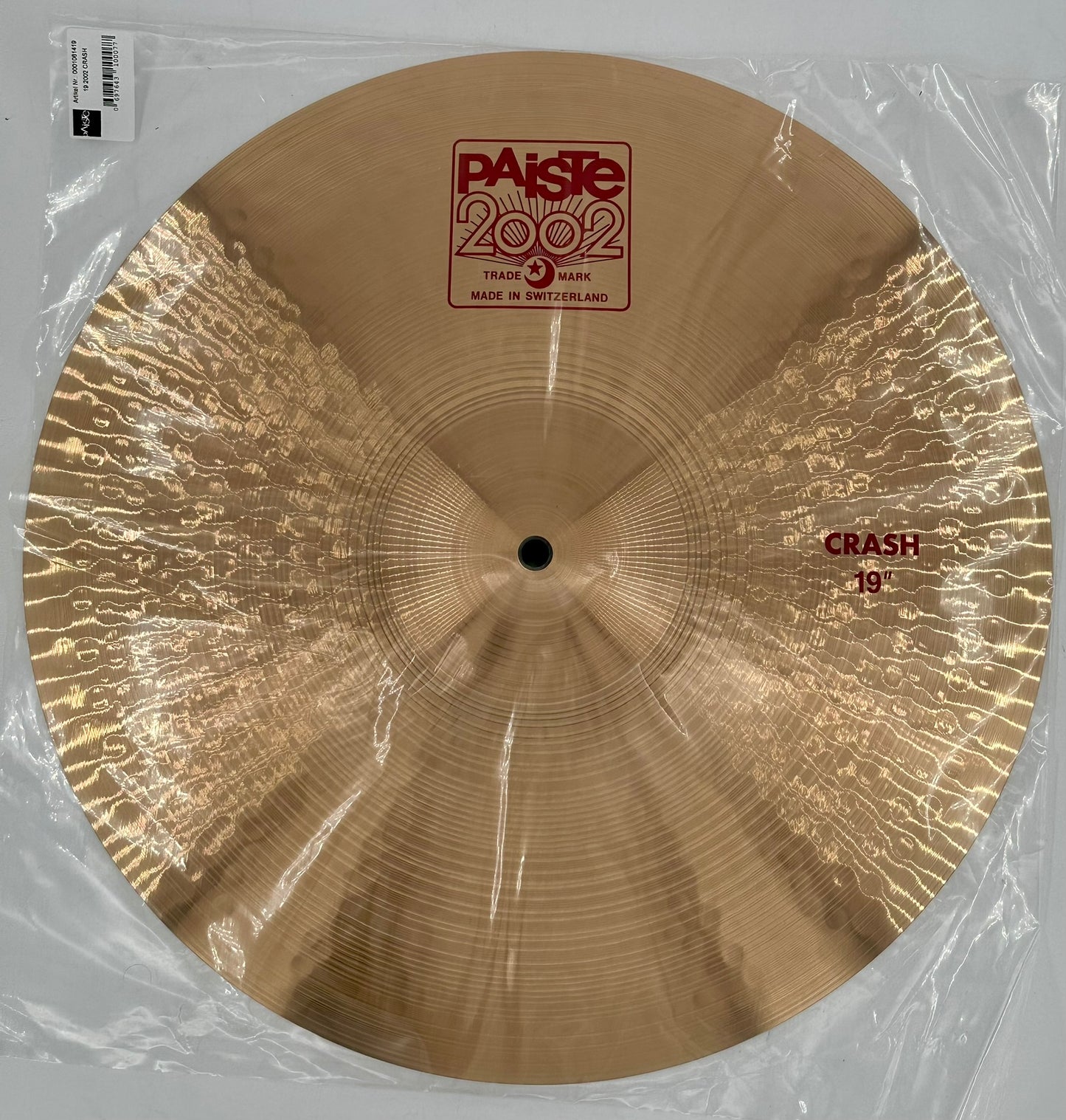 Paiste 2002 Crash Cymbal - 19" 1061419