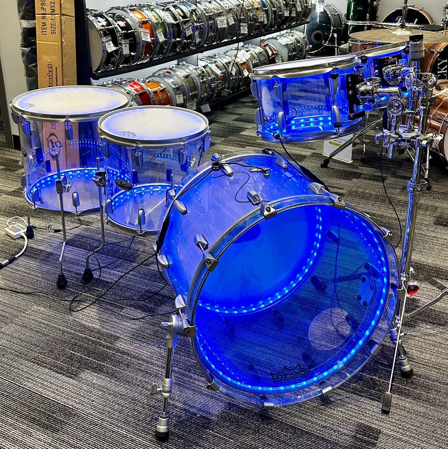 Famous Pearl Crystal Beat Kit Owned by Casey Cooper