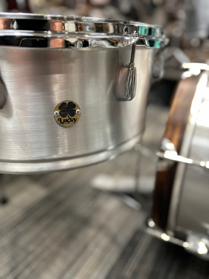 Lucky Drums Co. Aluminum Pancake Drum Set w/Bag