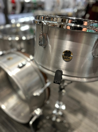 Lucky Drums Co. Aluminum Pancake Drum Set w/Bag