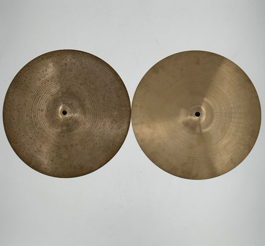 Vintage A. Zildjian Small Stamp 14" Hi-Hats - 732/742g