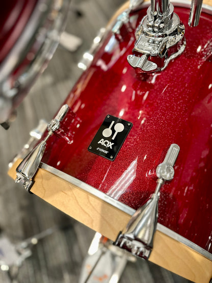 Sonor AQX 4-Piece Drum Kit - Red Moon Sparkle Finish