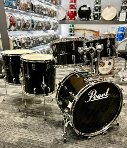 *MINT TIME CAPSULE* Pearl 1981 Maple 6-Piece Kit in Jet Black