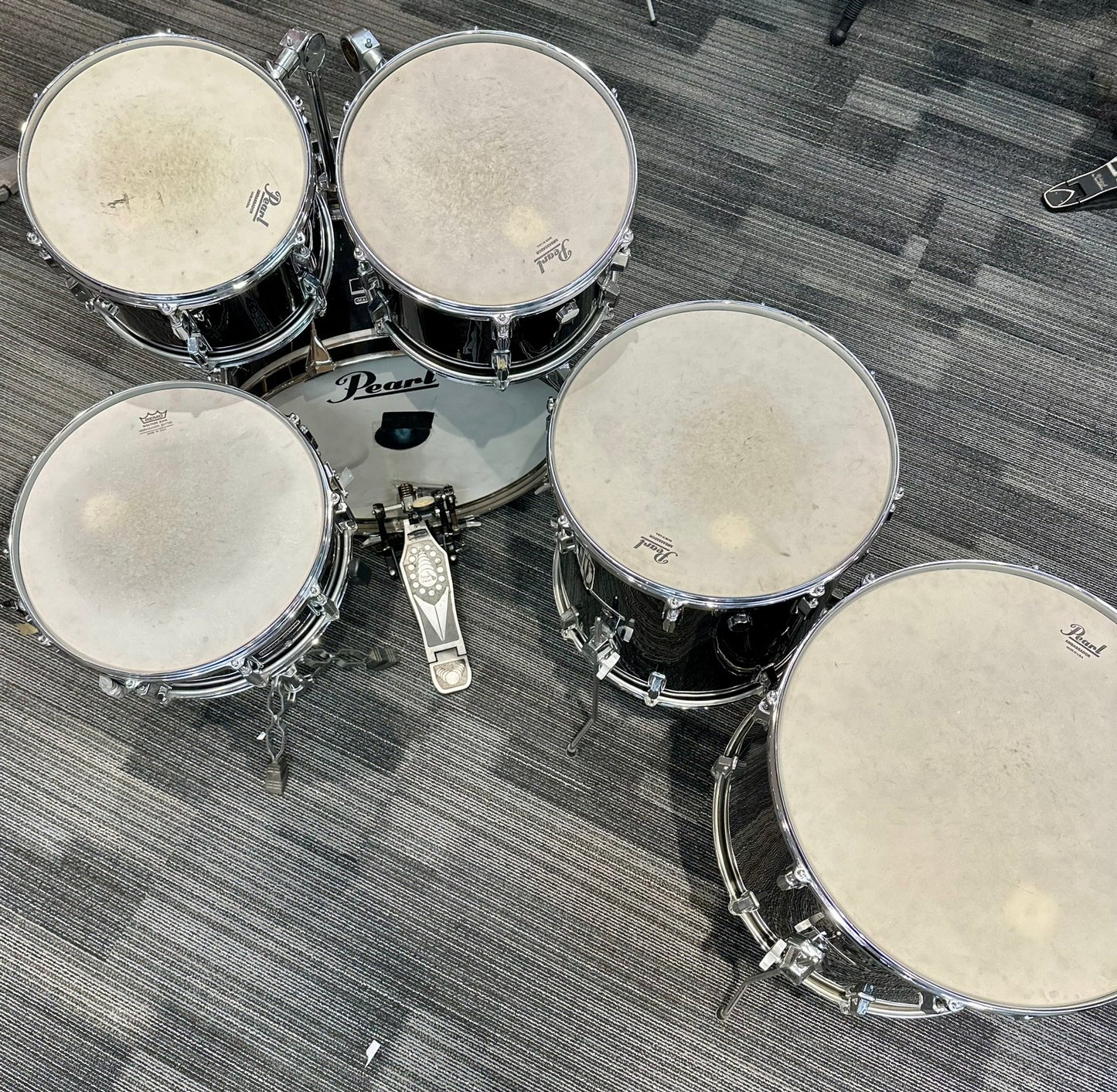 *MINT TIME CAPSULE* Pearl 1981 Maple 6-Piece Kit in Jet Black