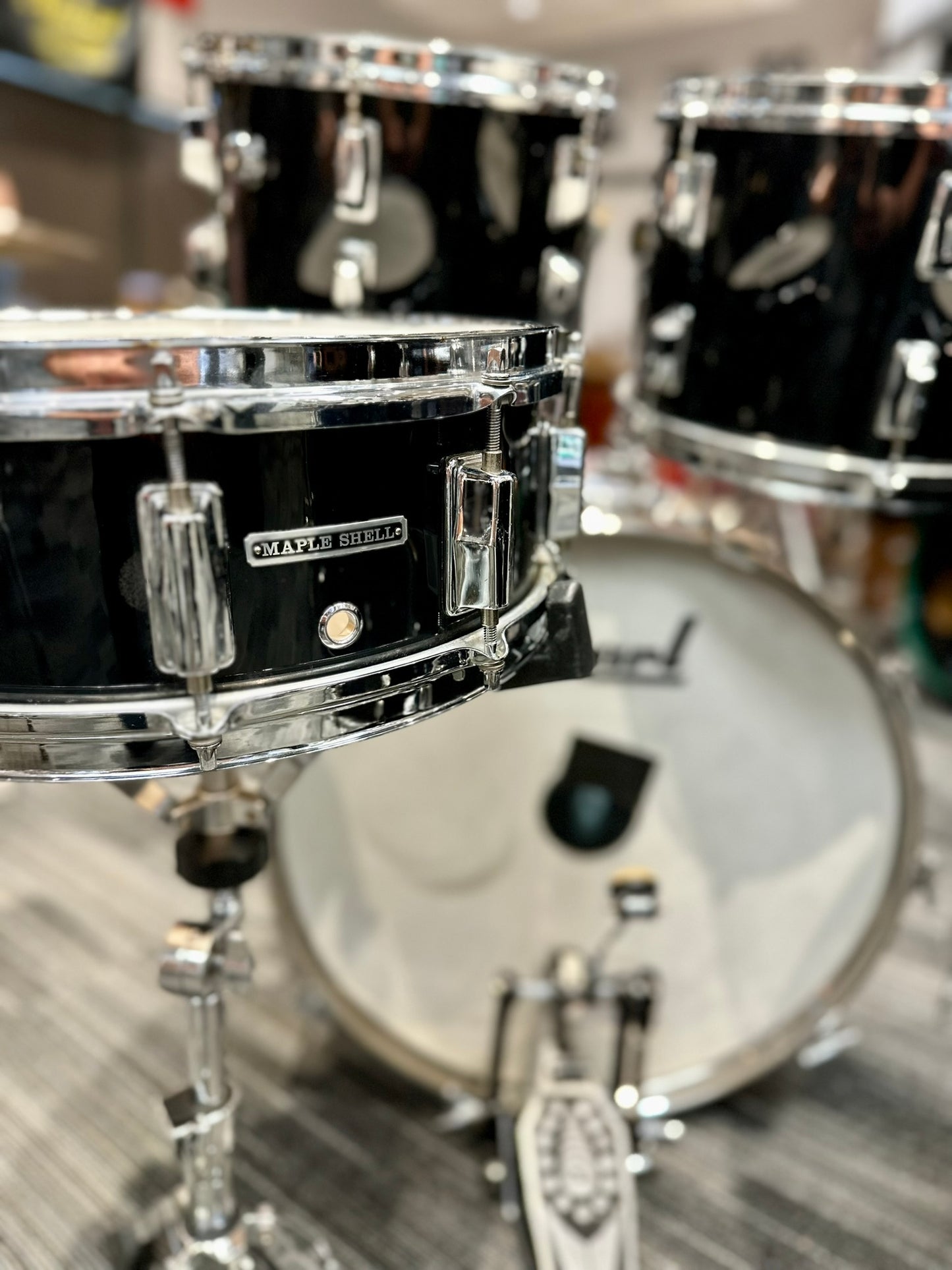 *MINT TIME CAPSULE* Pearl 1981 Maple 6-Piece Kit in Jet Black