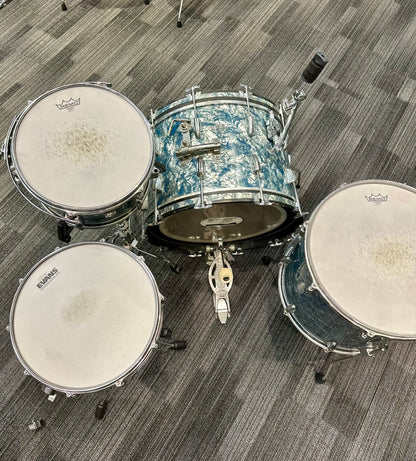 Pearl Vintage 1960s 4-Piece Drum Set in Sky Blue Pearl