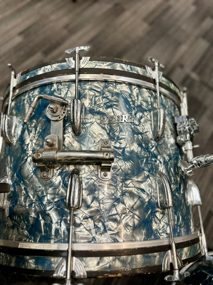 Pearl Vintage 1960s 4-Piece Drum Set in Sky Blue Pearl