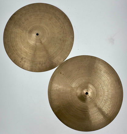 K. Zildjian 1959 Old Stamp IVb 15" Medium Hi Hat Pair - 972/1,060g