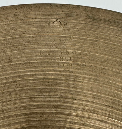 K. Zildjian 1959 Old Stamp IVb 15" Medium Hi Hat Pair - 972/1,060g