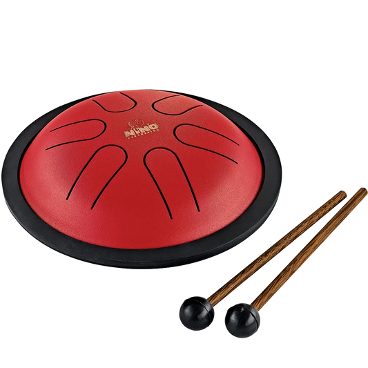 Nino Mini Melody Steel Tongue Drum - 6-inch, Red