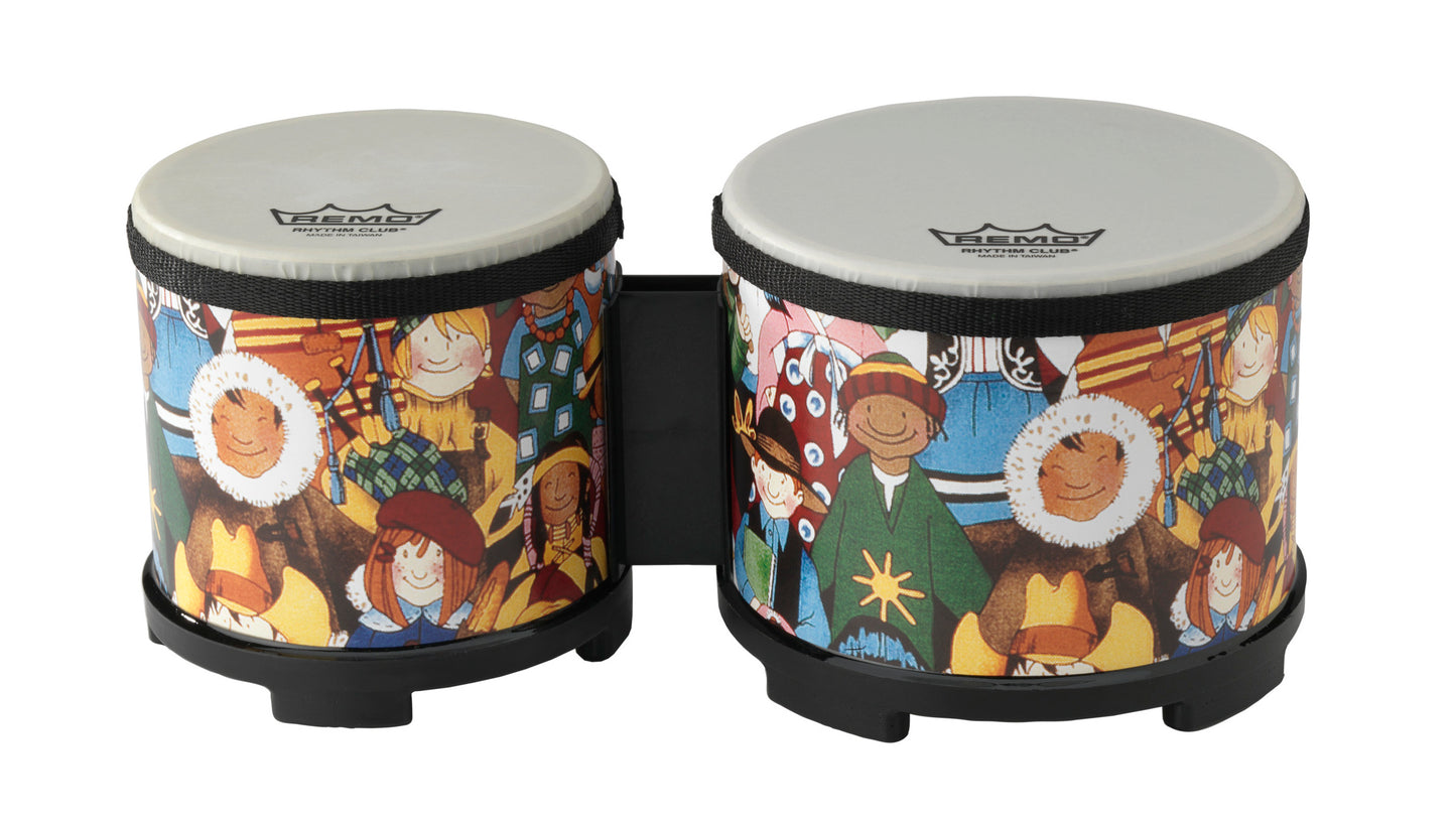 Remo RH-5600-00 Rhythm Club Bongo Drum. Rhythm Kids 5"-6"
