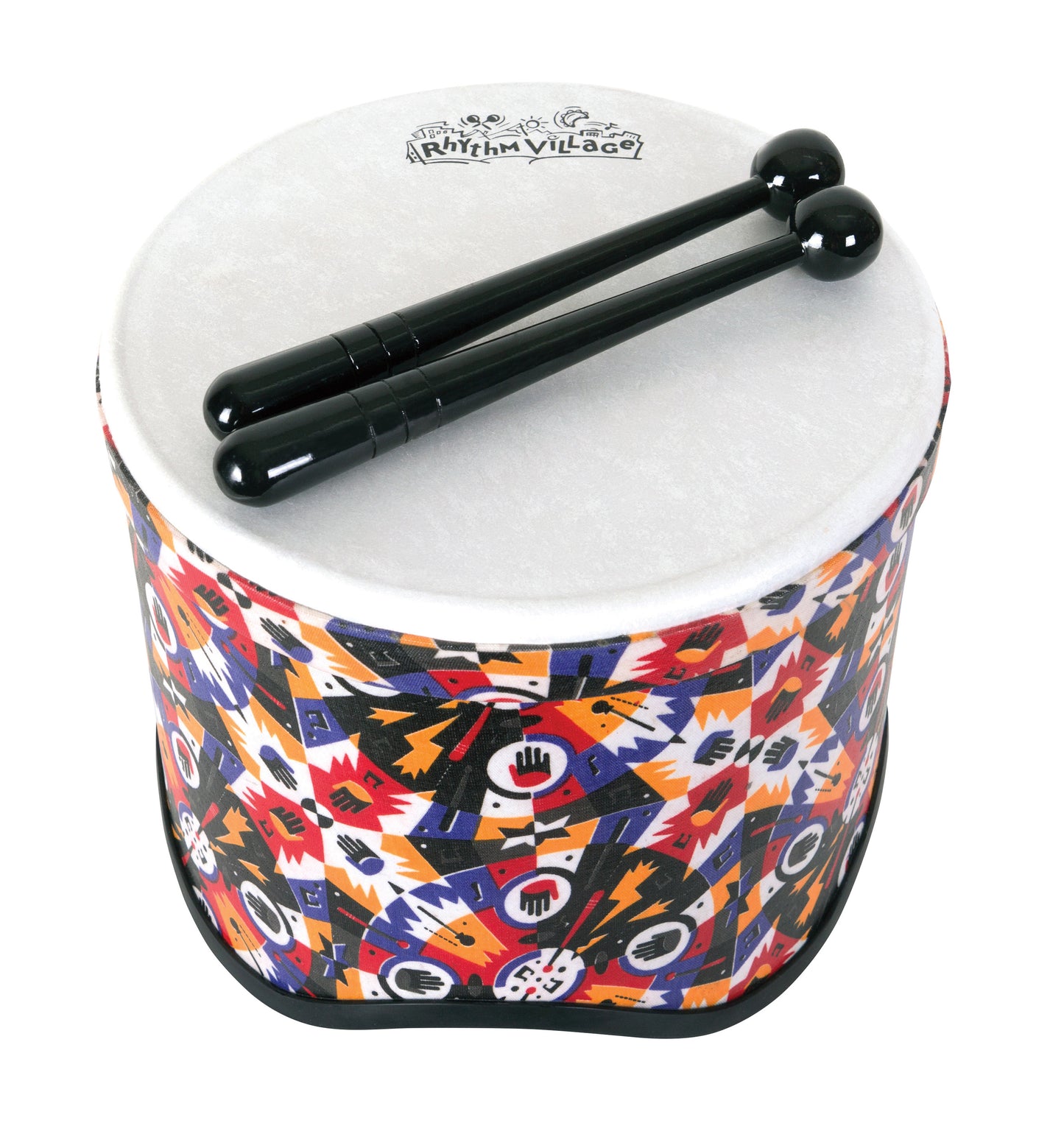 Rhythm Village Benkadi Club Series Tom with Mallets. 10"