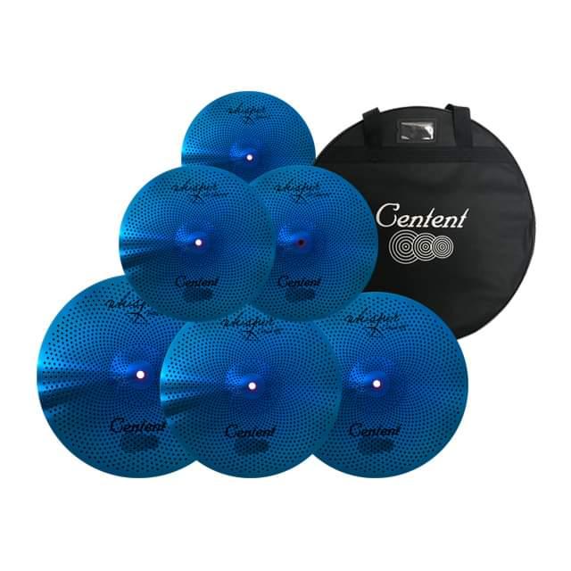 Centent Reduced Volume Cymbal Pack - Blue