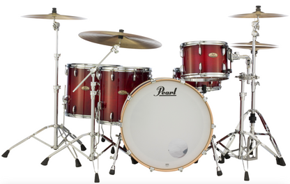 Pearl Session Studio Select 3-piece Shell Pack - 24" Bass Drum ANTIQUE CRIMSON BURST