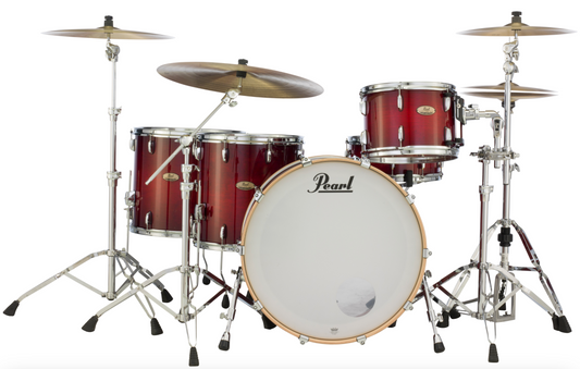 Pearl Session Studio Select 3-piece Shell Pack - 24" Bass Drum ANTIQUE CRIMSON BURST