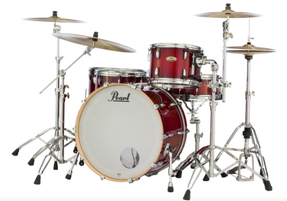 Pearl Session Studio Select 3-piece Shell Pack - 24" Bass Drum ANTIQUE CRIMSON BURST