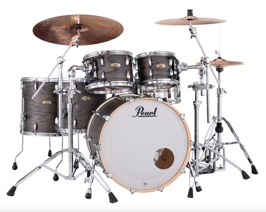 Pearl Session Studio Select 4-piece Shell Pack - 22" Bass Drum BLACK SATIN ASH