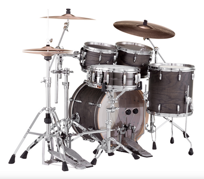 Pearl Session Studio Select 4-piece Shell Pack - 20" Bass Drum BLACK SATIN ASH