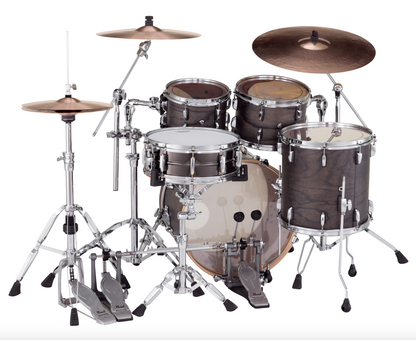 Pearl Session Studio Select 4-piece Shell Pack - 20" Bass Drum BLACK SATIN ASH