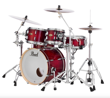 Pearl Session Studio Select 4-piece Shell Pack - 20" Bass Drum ANTIQUE CRIMSON BURST