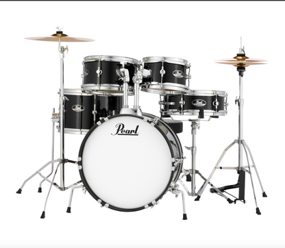 Pearl Roadshow Jr. 5-Piece Shell Pack - 16' Bass Drum JET BLACK