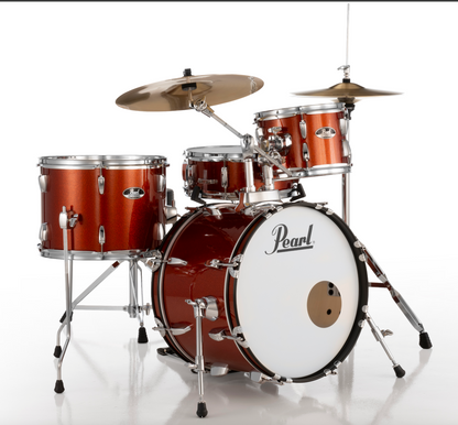 Pearl Roadshow 4-Piece Shell Pack - 18" Bass Drum BURNT ORANGE SPARKLE