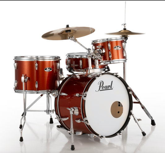 Pearl Roadshow 4-Piece Shell Pack - 18" Bass Drum BURNT ORANGE SPARKLE