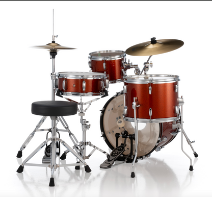 Pearl Roadshow 4-Piece Shell Pack - 18" Bass Drum BURNT ORANGE SPARKLE