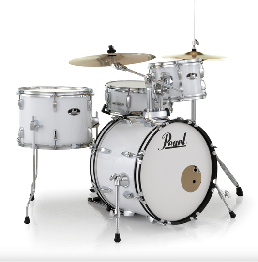 Pearl Roadshow 4-Piece Shell Pack - 18" Bass Drum PURE WHITE
