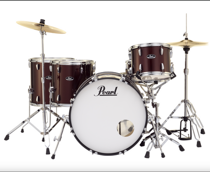 Pearl Roadshow 5-Piece Shell Pack - 22" Bass Drum & 2 Floor Toms RED WINE