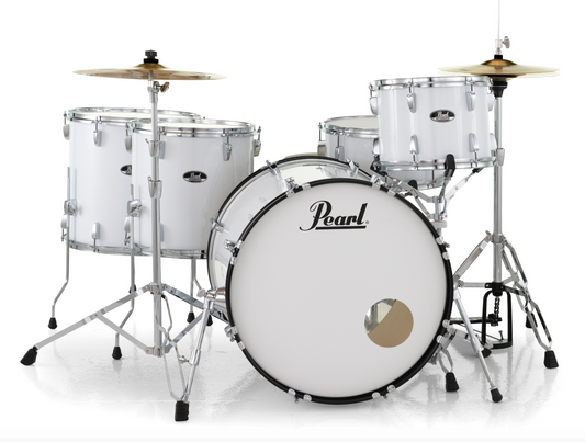 Pearl Roadshow 5-Piece Shell Pack - 22" Bass Drum & 2 Floor Toms PURE WHITE