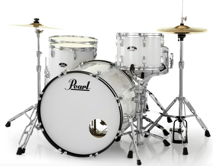 Pearl Roadshow 5-Piece Shell Pack - 22" Bass Drum & 2 Floor Toms PURE WHITE