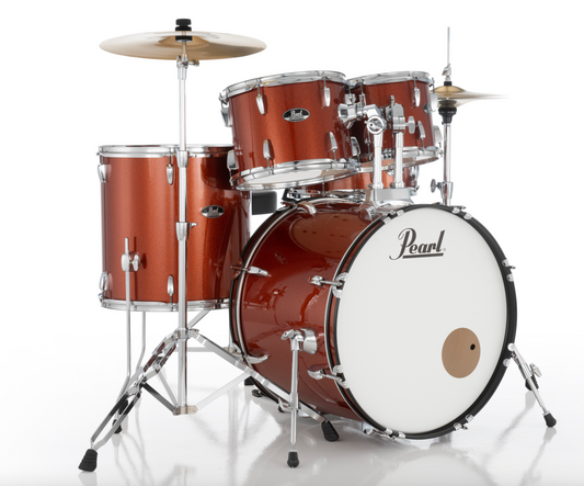 Pearl Roadshow 5-Piece Shell Pack - 22" Bass Drum BURNT ORANGE SPARKLE