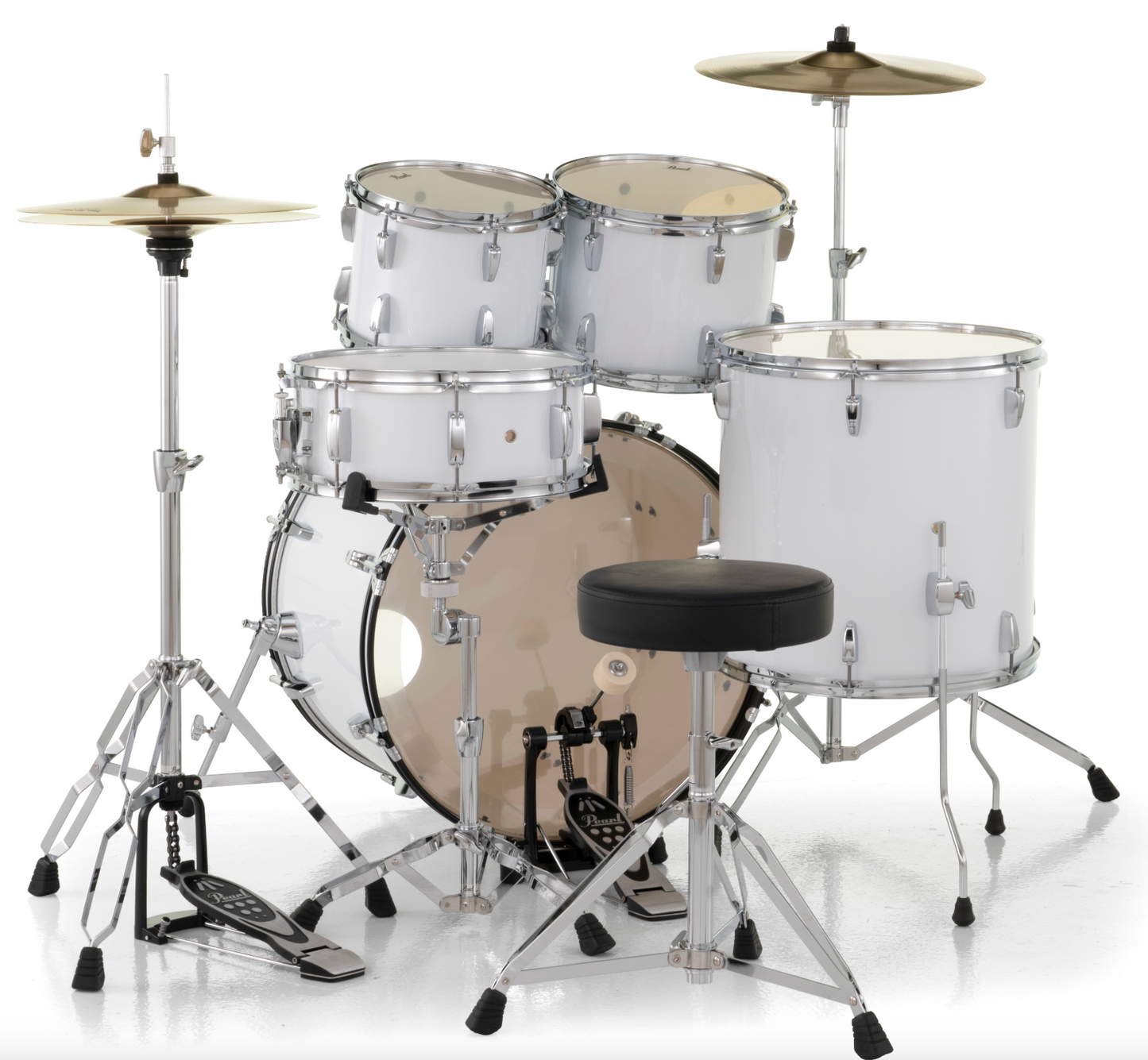Pearl Roadshow 5-Piece Shell Pack - 22" Bass Drum PURE WHITE