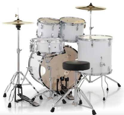 Pearl Roadshow 5-Piece Shell Pack - 22" Bass Drum PURE WHITE