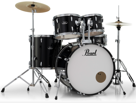 Pearl Roadshow 5-Piece Shell Pack - 22" Bass Drum JET BLACK