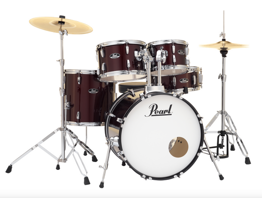 Pearl Roadshow 5-Piece Shell Pack - 20" Bass Drum RED WINE