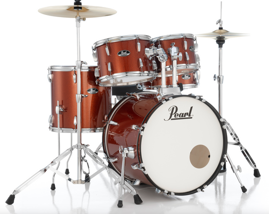 Pearl Roadshow 5-Piece Shell Pack - 20" Bass Drum BURNT ORANGE SPARKLE