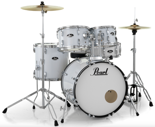Pearl Roadshow 5-Piece Shell Pack - 20" Bass Drum PURE WHITE