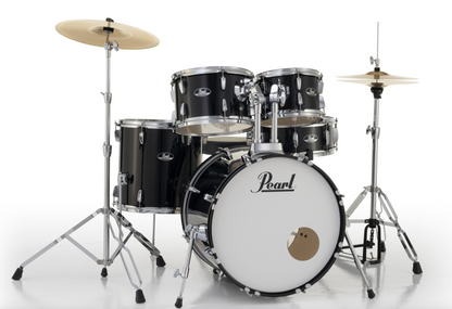 Pearl Roadshow 5-Piece Shell Pack - 20" Bass Drum JET BLACK