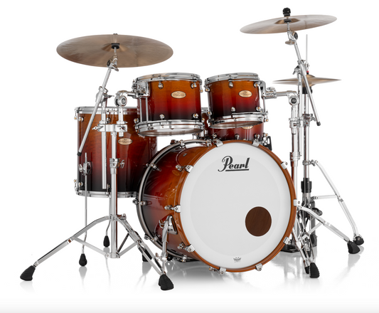 Pearl Reference One 4 Piece Shell Pack "XESP" - 22" Bass Drum CHERRY AMBER FADE
