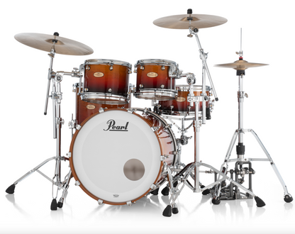 Pearl Reference One 4 Piece Shell Pack "XESP" - 22" Bass Drum CHERRY AMBER FADE