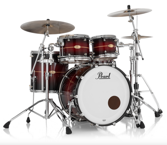 Pearl Reference One 4 Piece Shell Pack "XESP" - 22" Bass Drum NATURAL BANDED REDBURST