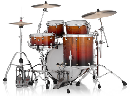 Pearl Reference One 4 Piece Shell Pack "XESP" - 22" Bass Drum CHERRY AMBER FADE